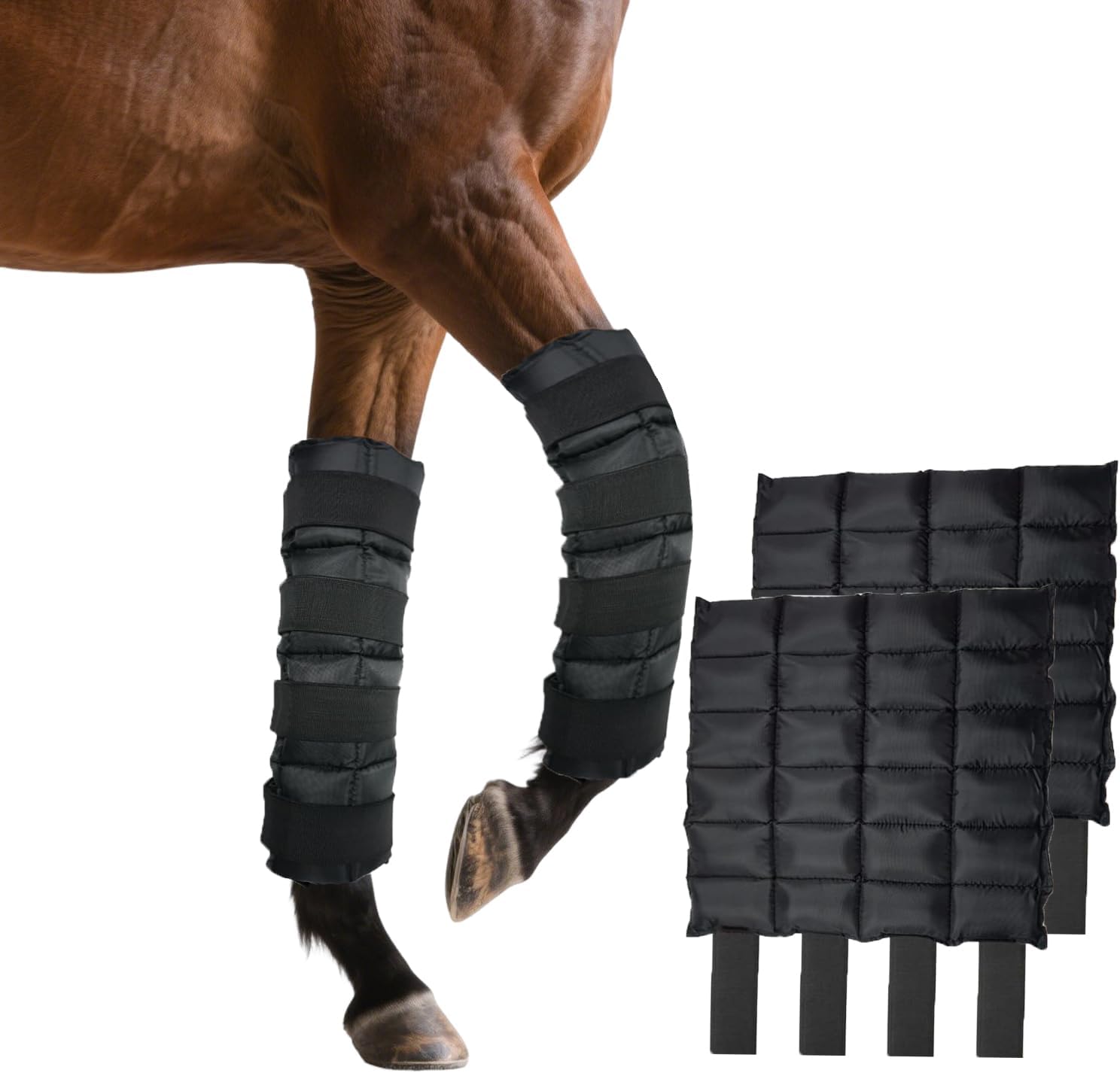 Horse Ice Boots Reusable Gel Horses Ice Pack