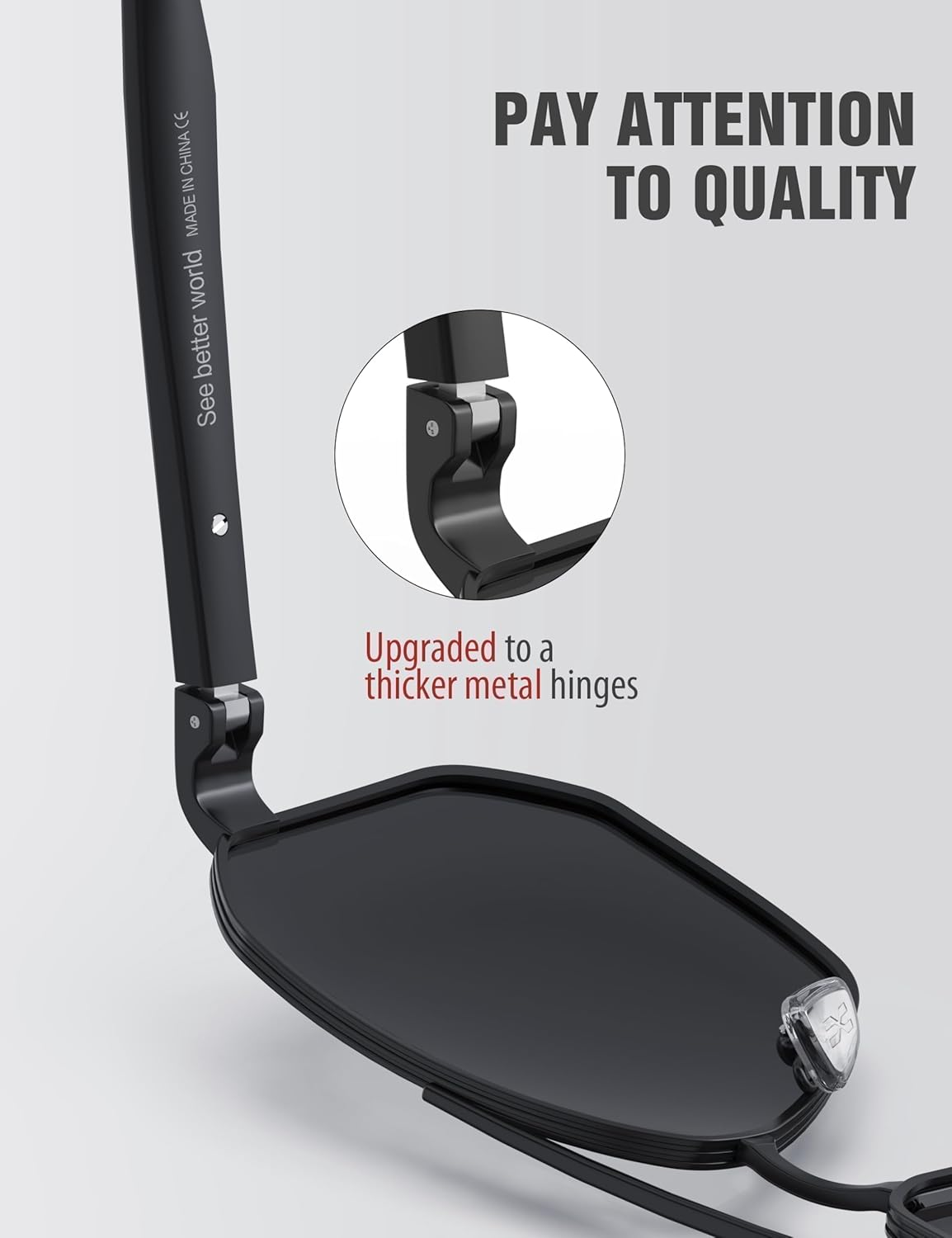 LUENX Aviator Sunglasses for Men