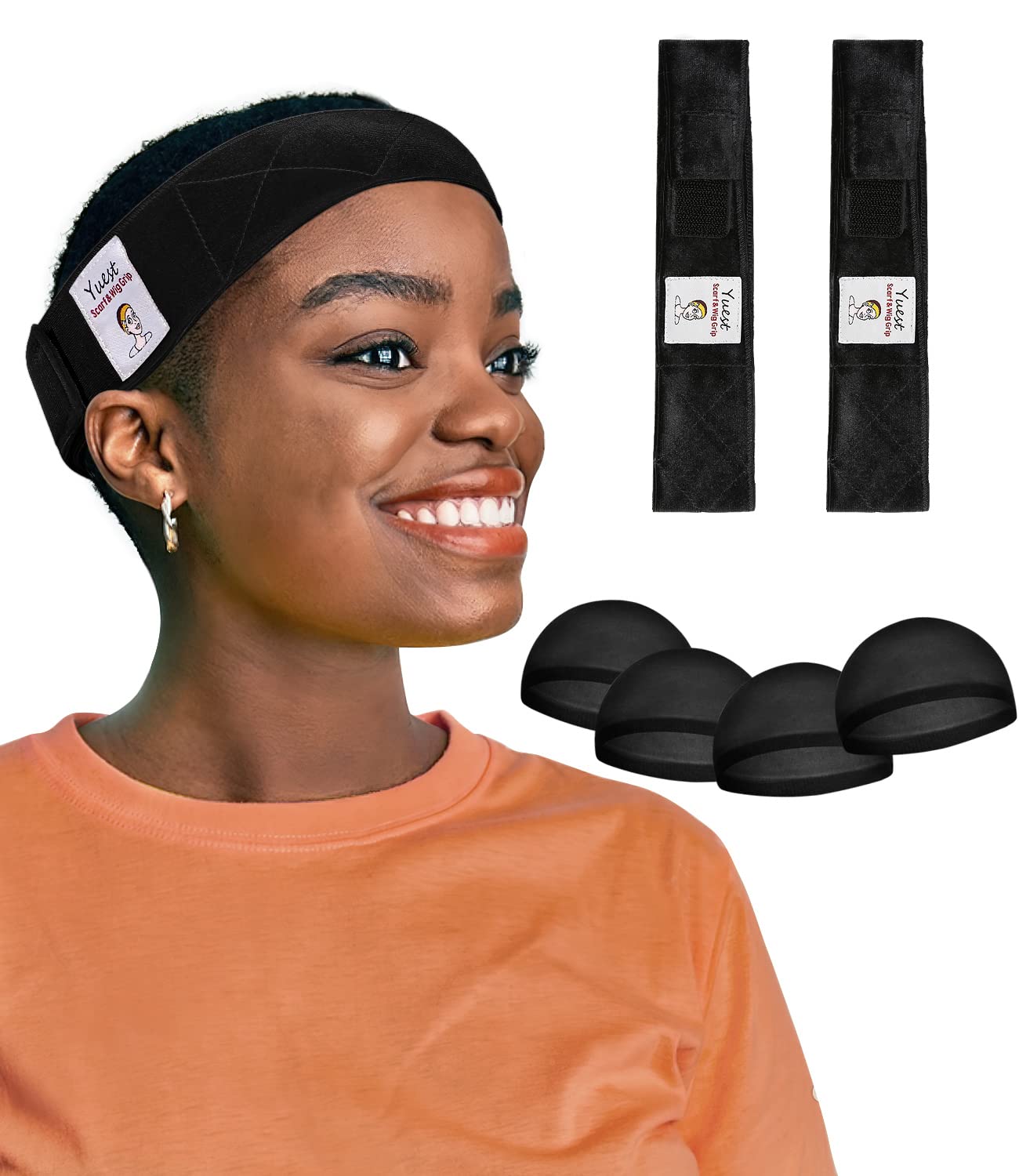 Wig Grip Band - Velvet Wig Grips Adjustable Headband
