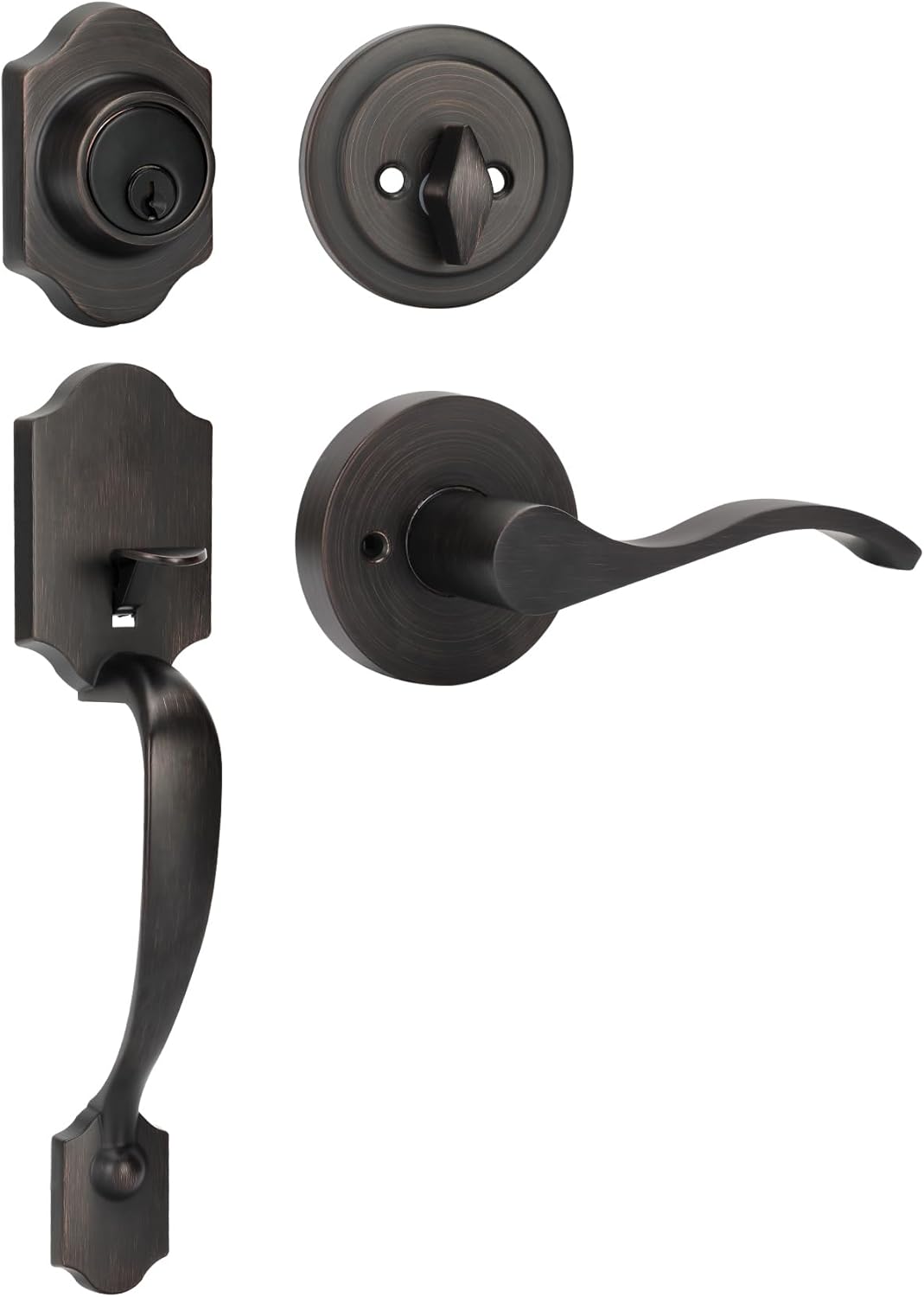 Azdele Front Door Handle and Deadbolt Set Front Door Lock Set