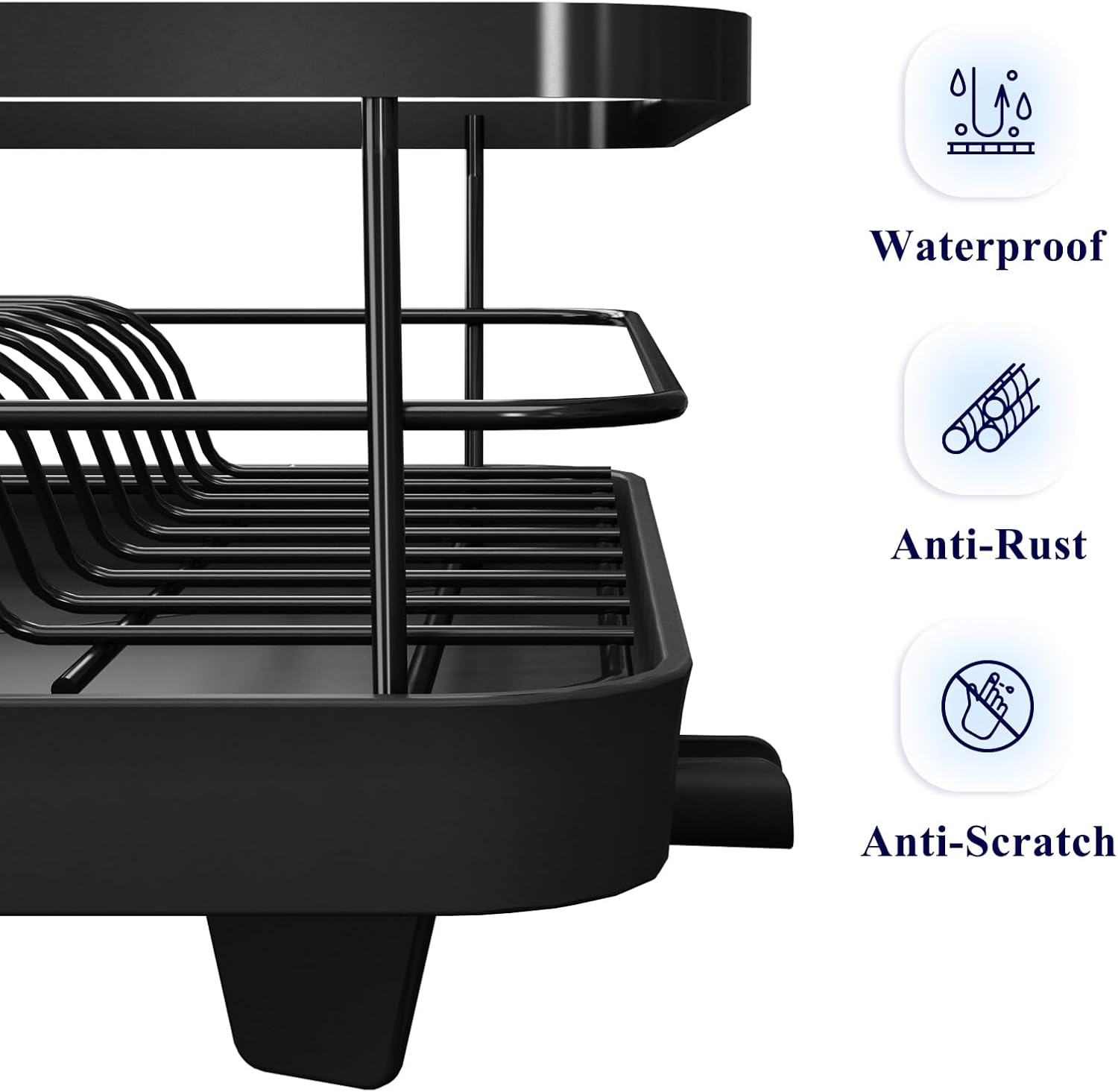 Kitsure Stainless Steel Dish Drying Rack