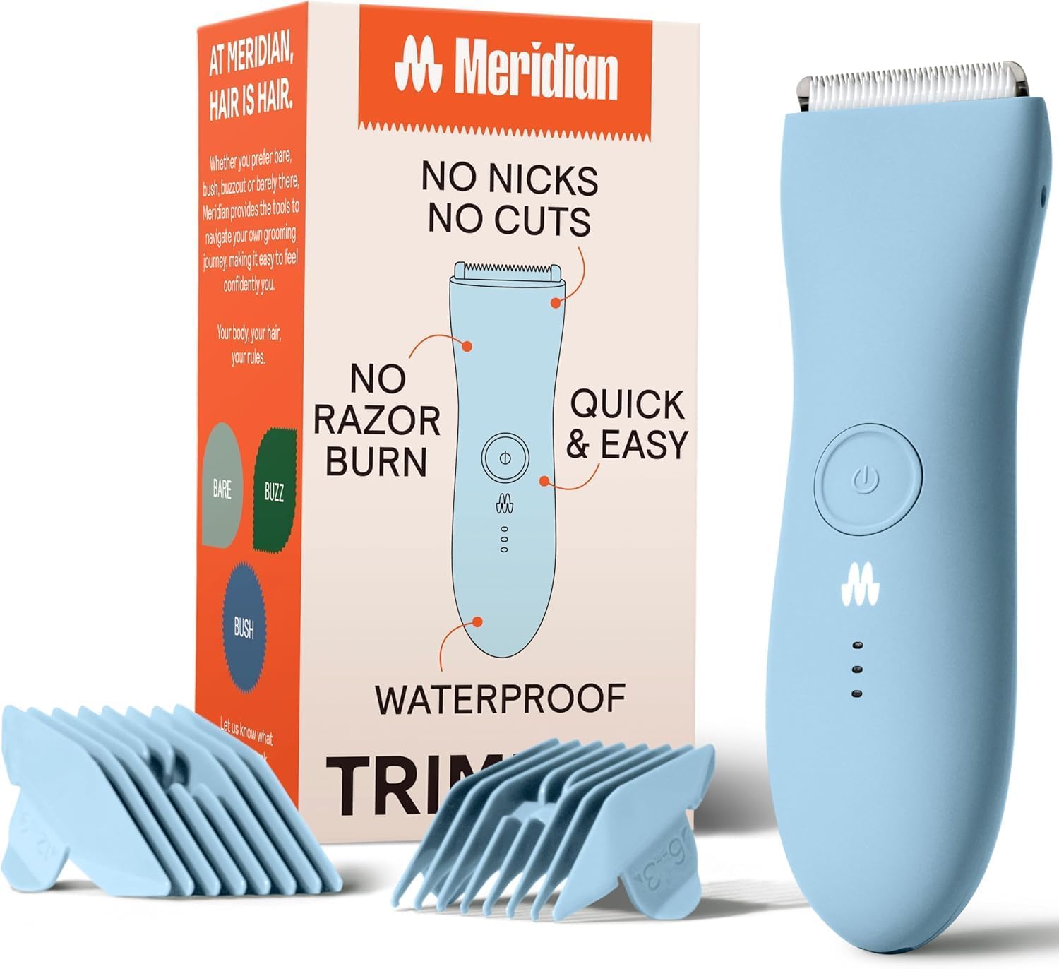 MERIDIAN The Trimmer Men's Body Hair Shaver
