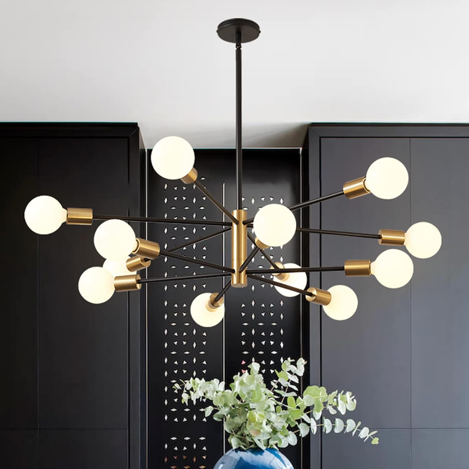 Modern Chandelier Ceiling Light Fixture Sputnik