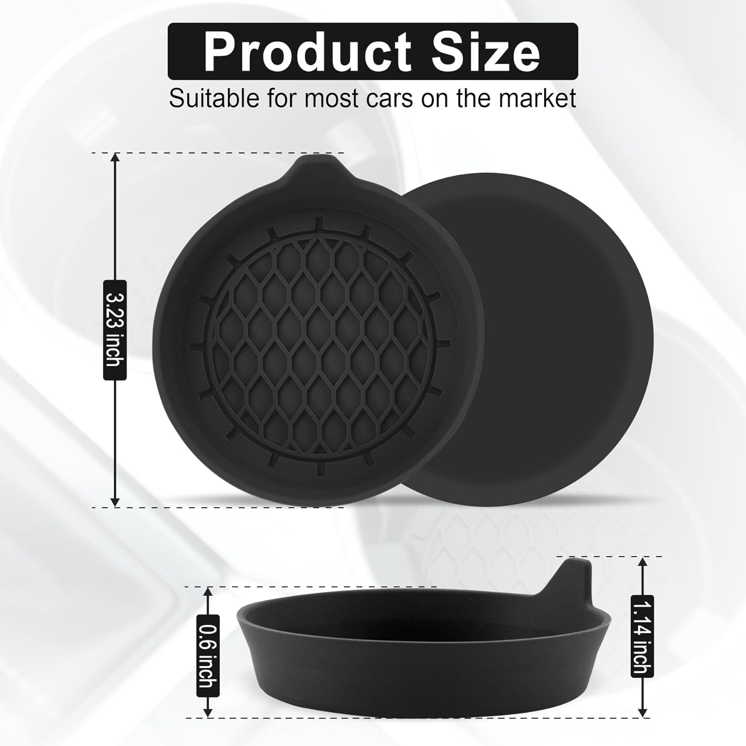 SINGARO Car Cup Holder Coasters