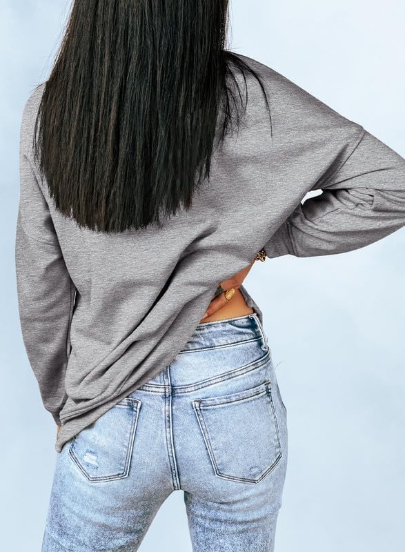 Casual Soft Long Sleeve Sweatshirt Women