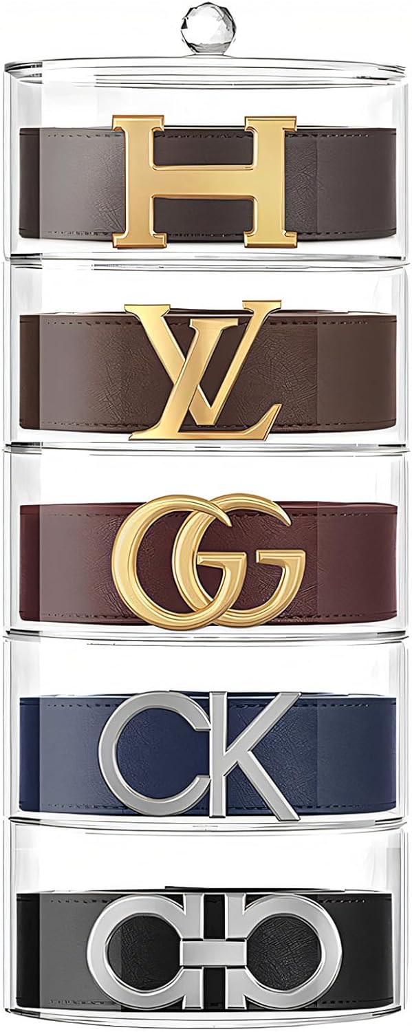 Acrylic Belt Organizer Closet Accessories for Jewelry