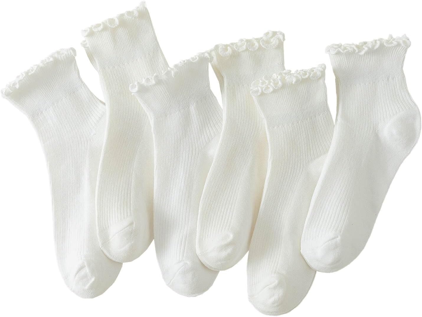 Hstyle Women’s Ruffle Ankle Socks
