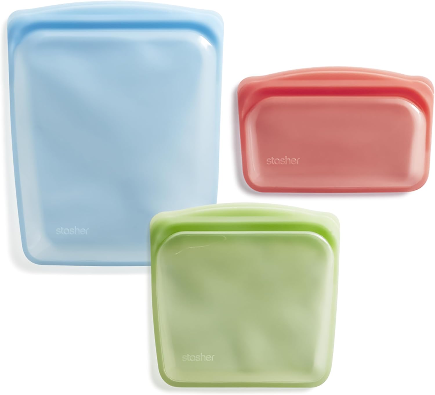 Stasher Premium Silicone Reusable Food Storage Bags