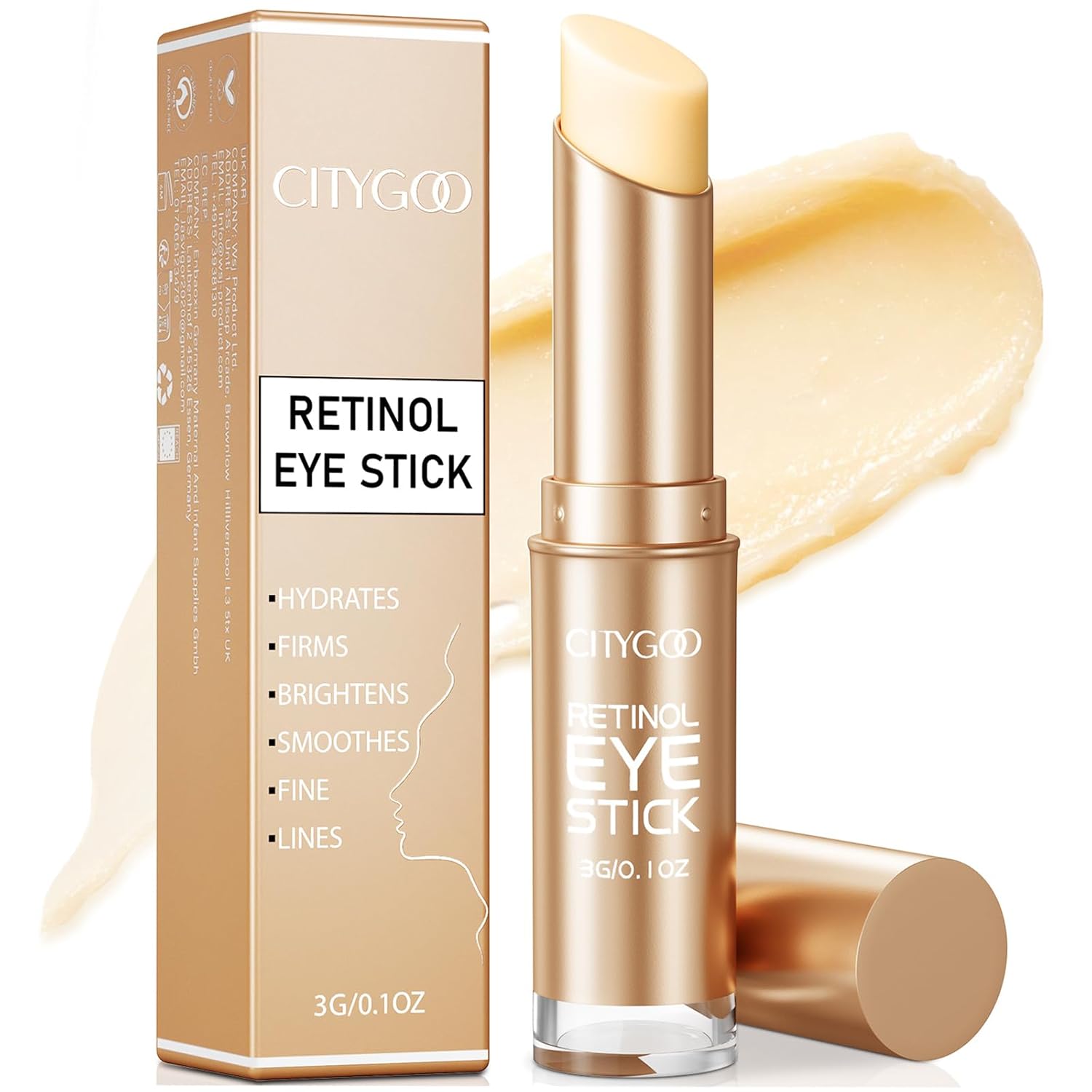 CITYGOO Retinol Eye Stick With Collagen