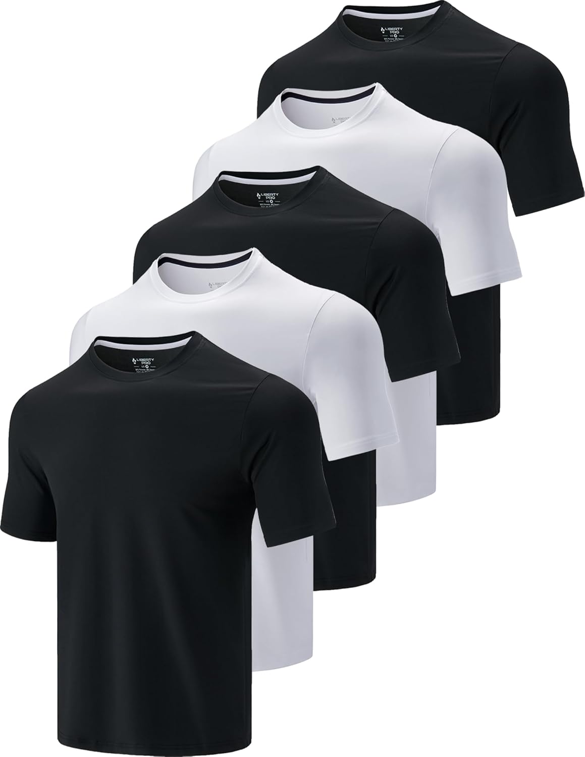 Men’s Active Quick Dry Crew Neck T Shirts