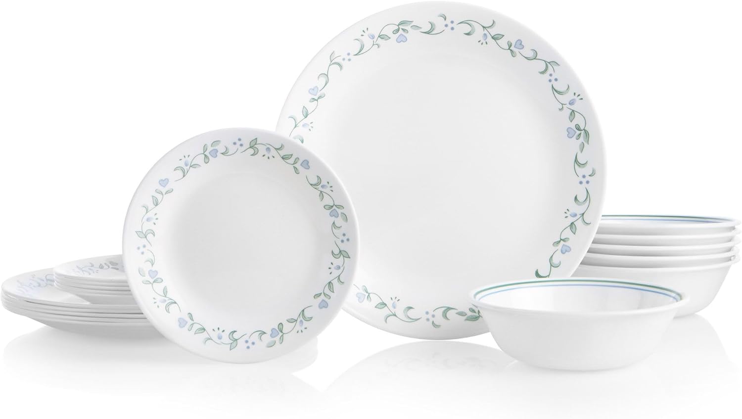 Corelle Vitrelle 18-Piece Service for 6 Dinnerware Set