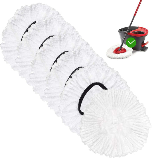 Spin Mop Replacement Head Mop Refill Compatible