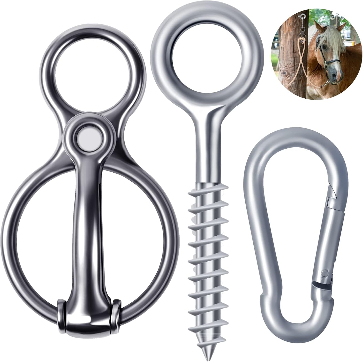 Blocker tie Ring for Horses tack and Supplies Accessories