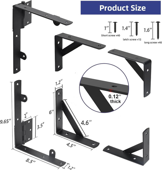 Fence Gate Kit Gate Hardware 2 Set Anti Sag Gate Kit