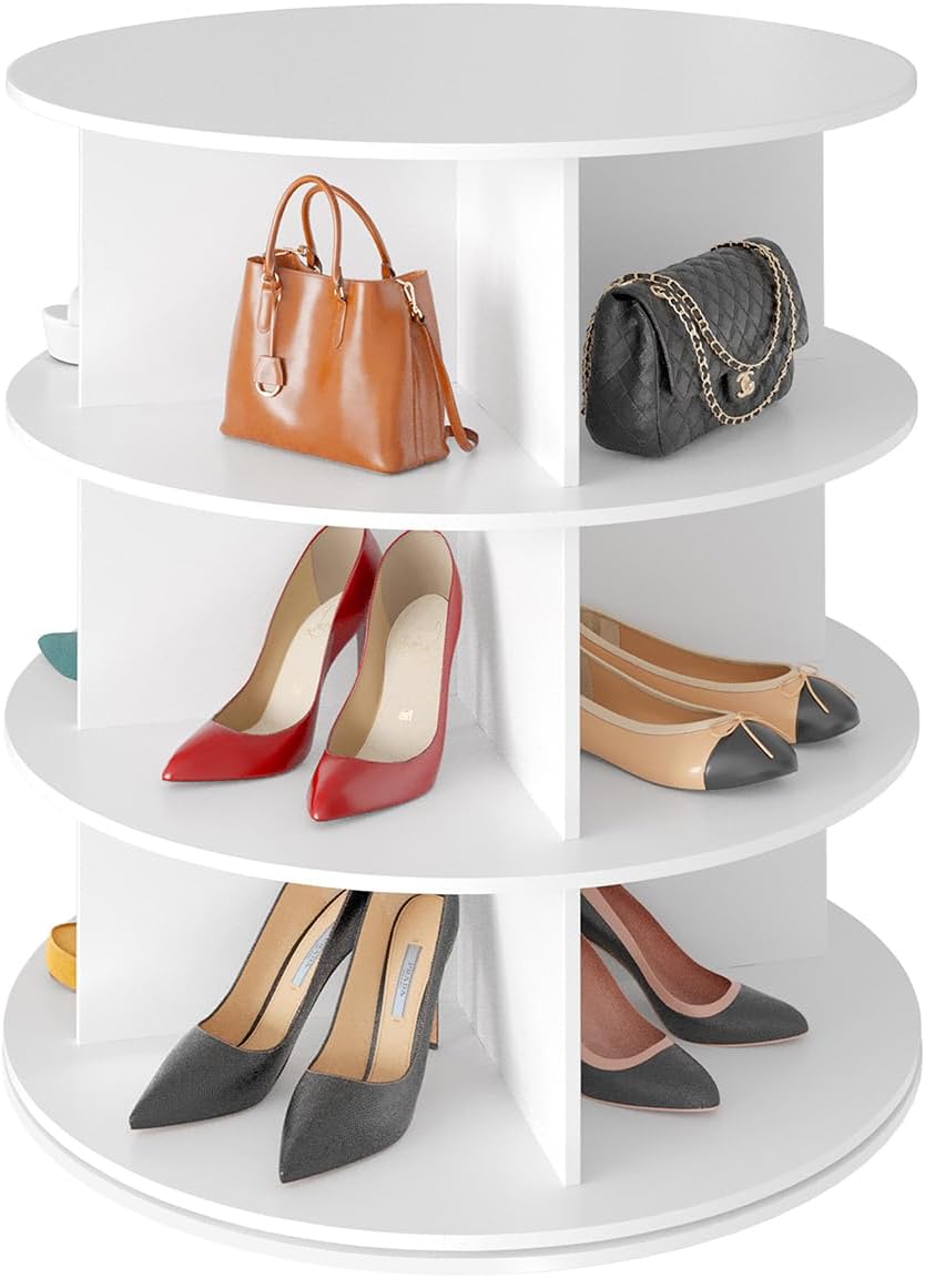 SpaceAid 7 Tier Rotating Shoe Rack Tower