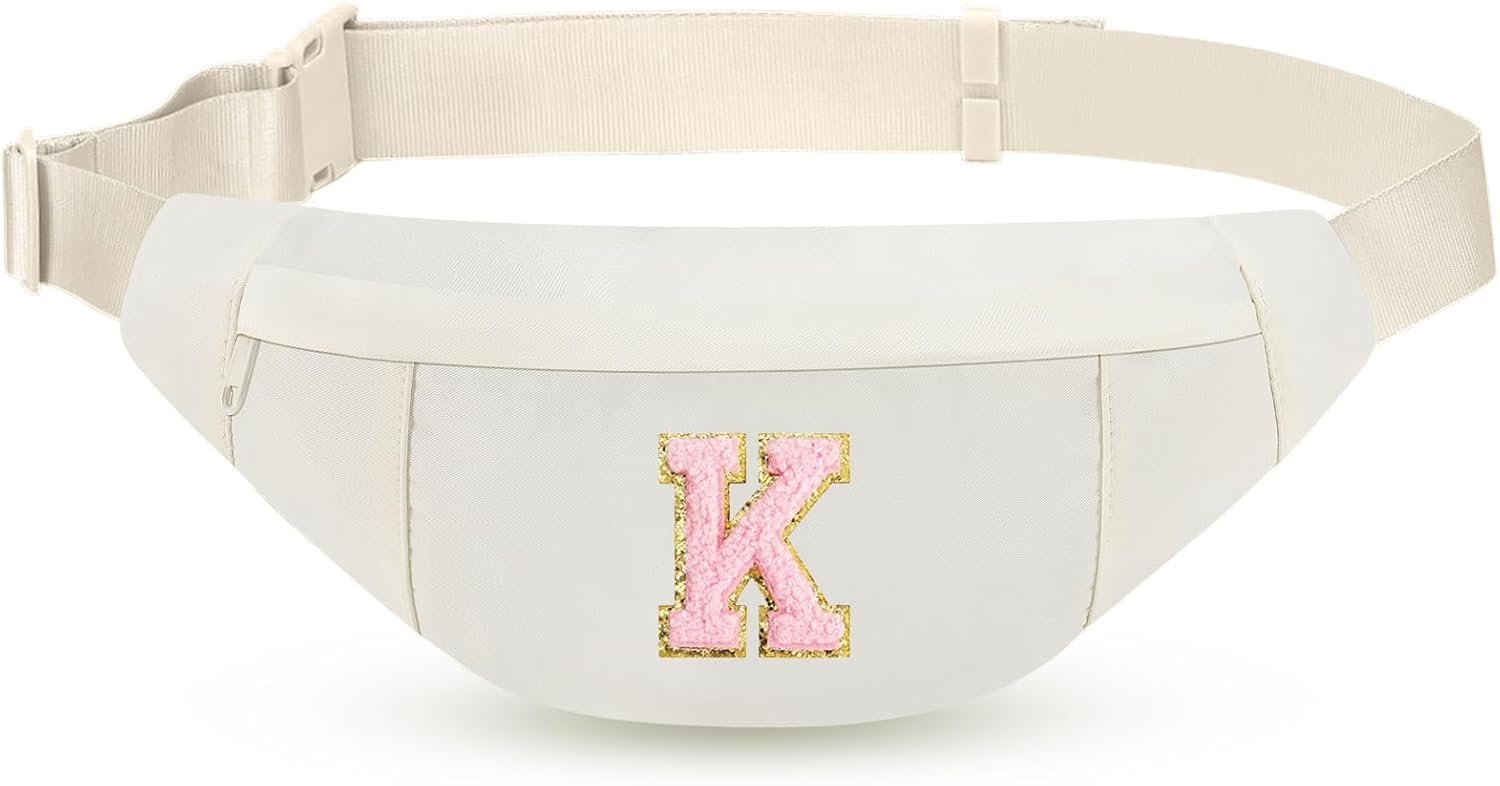 MAXTOP Large Crossbody Fanny Pack with 4-Zipper Pockets