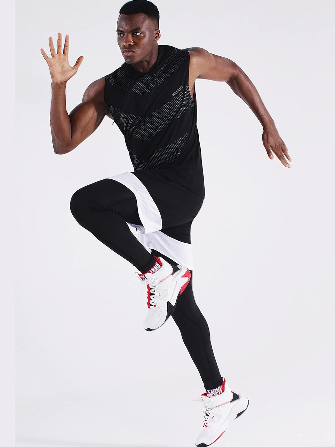 Neleus Men's Workout Tank Tops Running Shirts