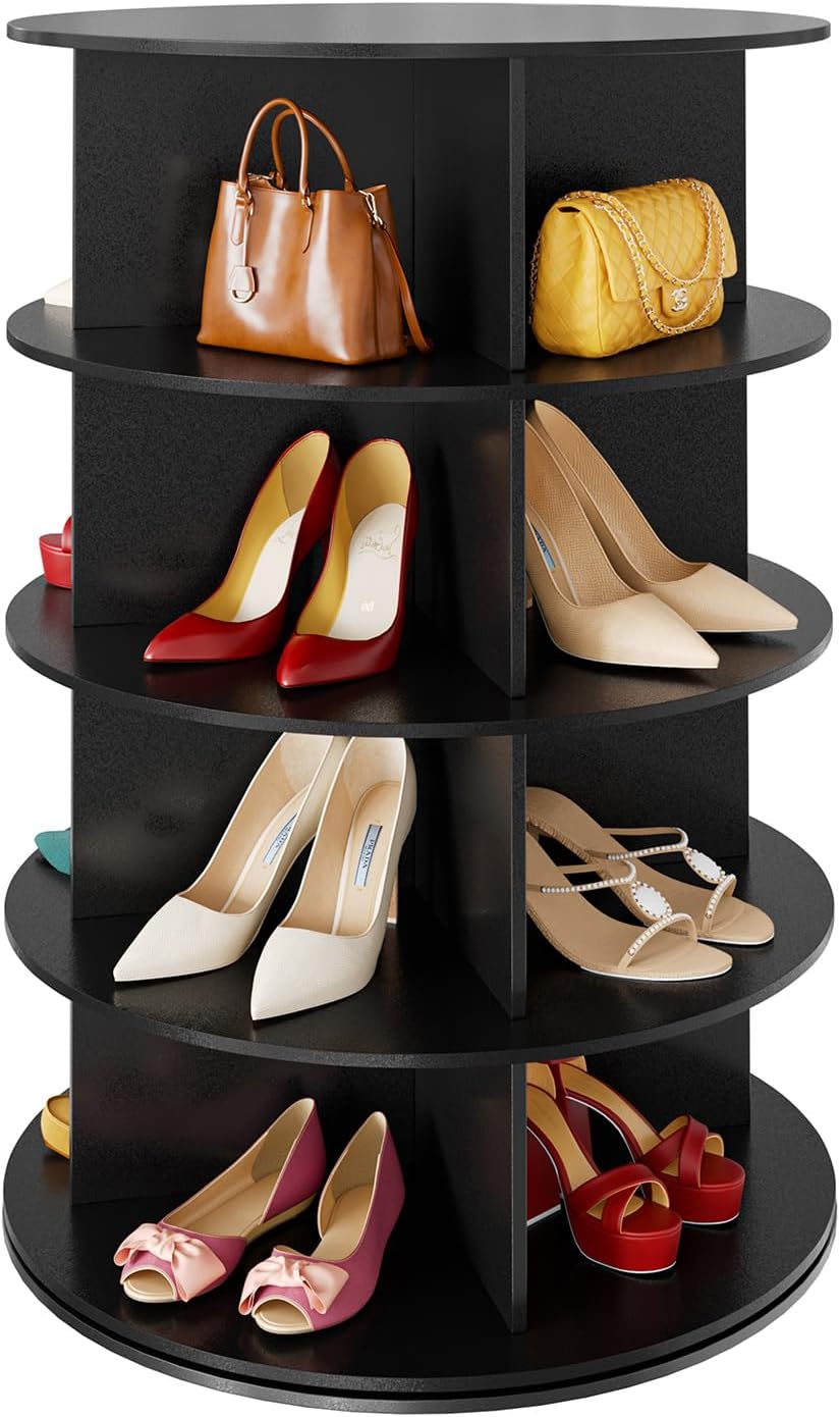 SpaceAid 7 Tier Rotating Shoe Rack Tower