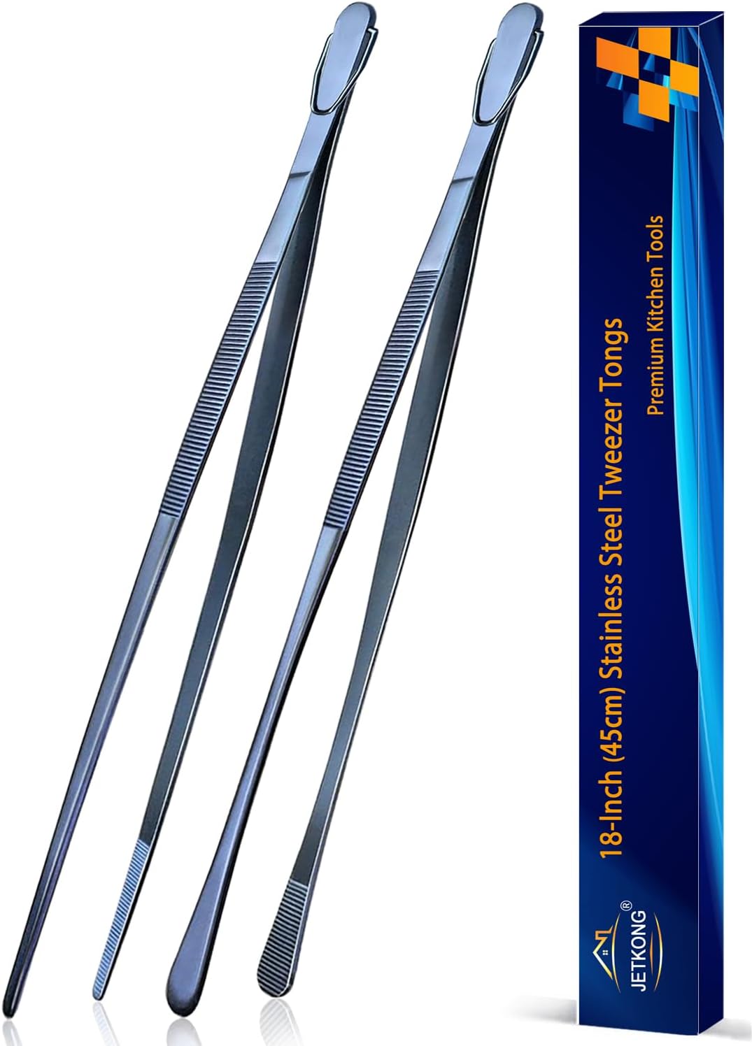JETKONG Kitchen Tweezers Fine Tweezer Tongs