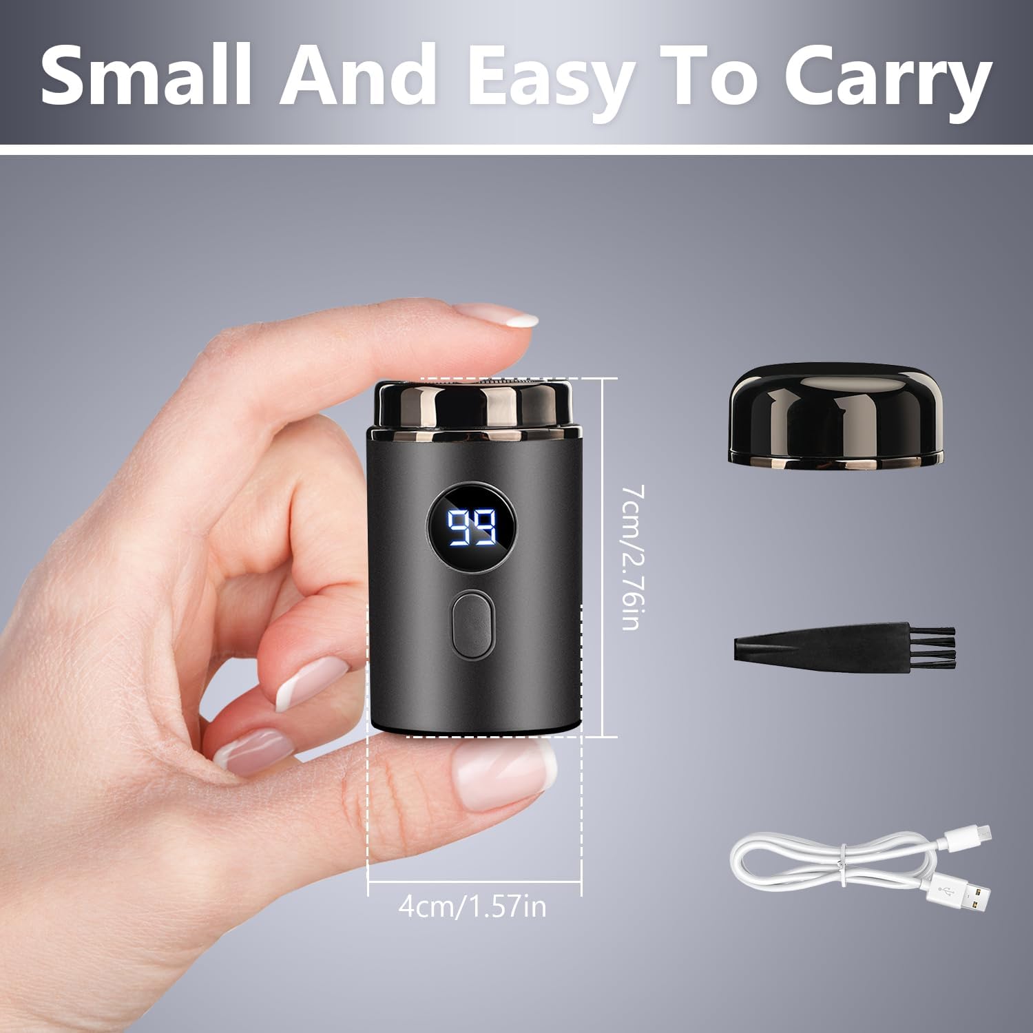 Mini Portable Electric Shaver for Men