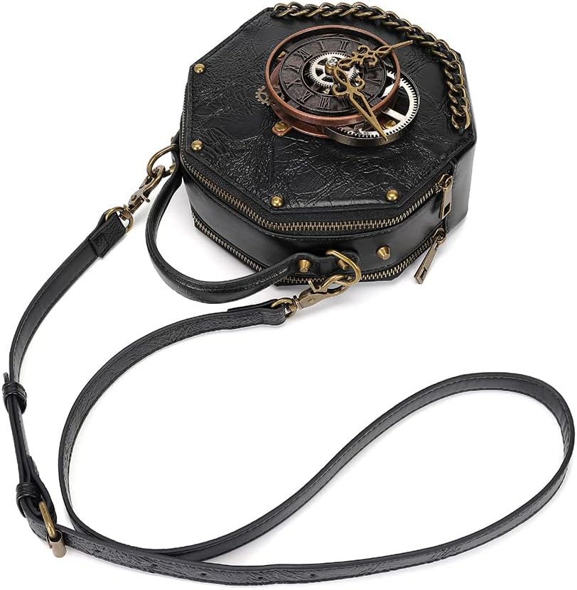 Messenger Bag Leather Retro Briefcase Shoulder Purse