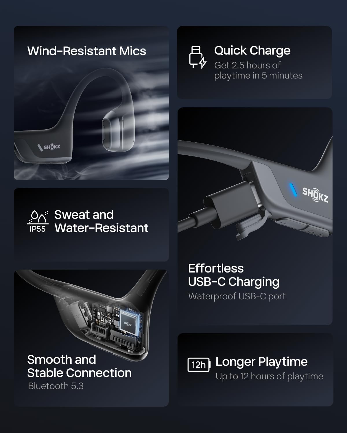 SHOKZ OpenRun Pro 2 – Wireless Bone