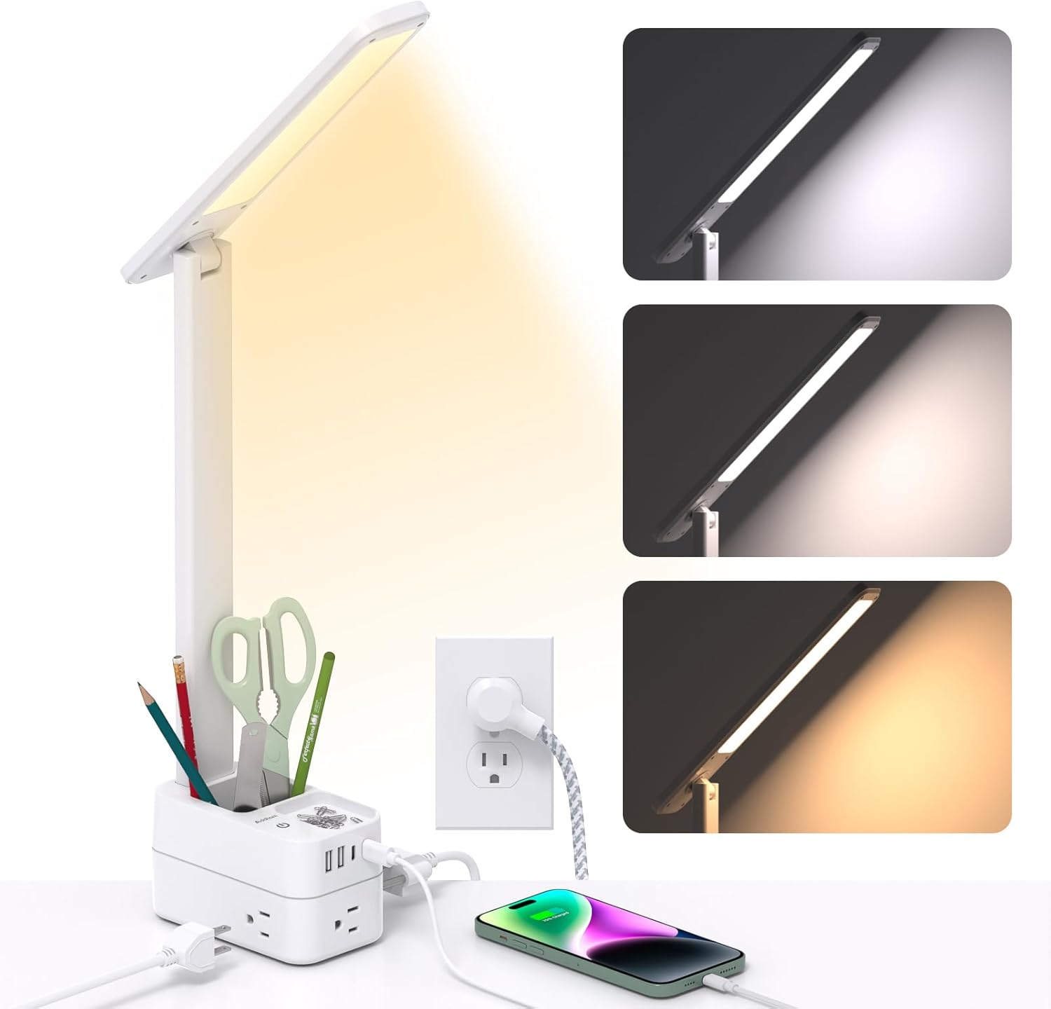 Addtam LED Desk Lamp – Touch, 4 Modes