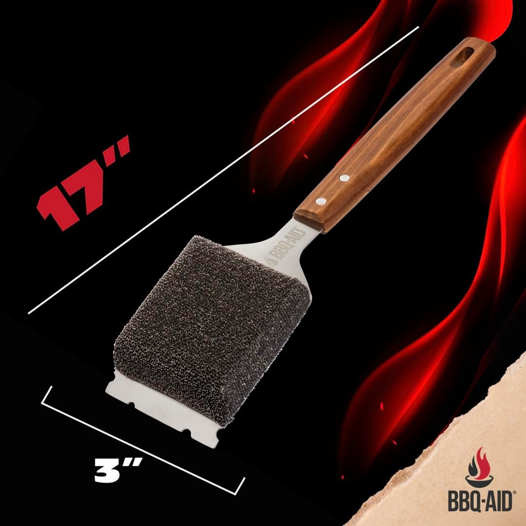 BBQ-AID Bristle Free Grill Brush and Scraper