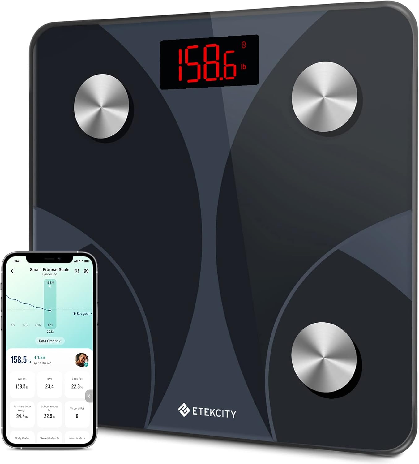 Smart Body Scale & Fat Analyzer