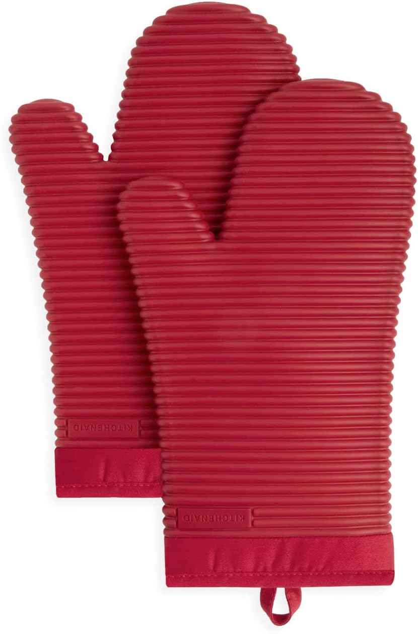 KITCHENAID Ribbed Soft Silicone Oven Mitt