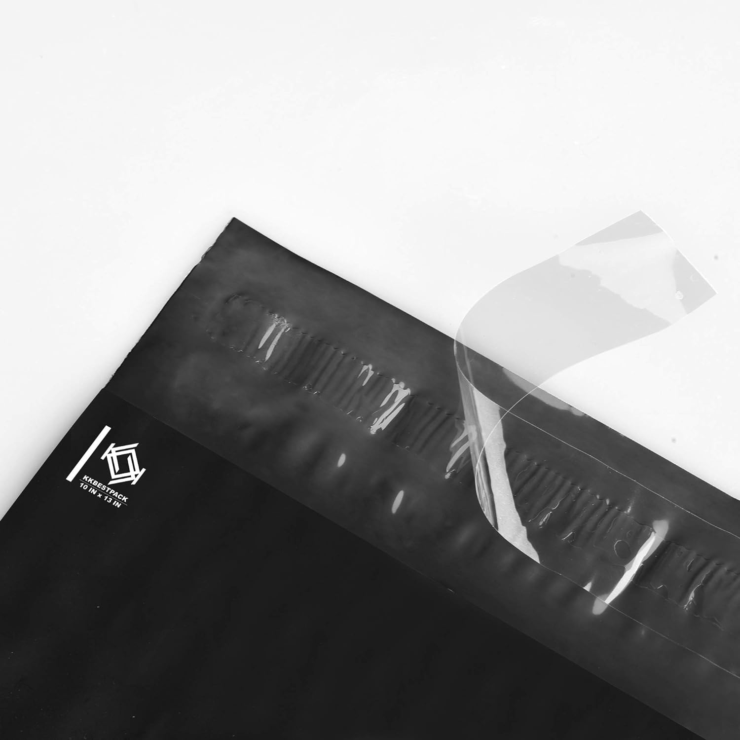 KKBESTPACK Black Packaging Envelopes 10x13