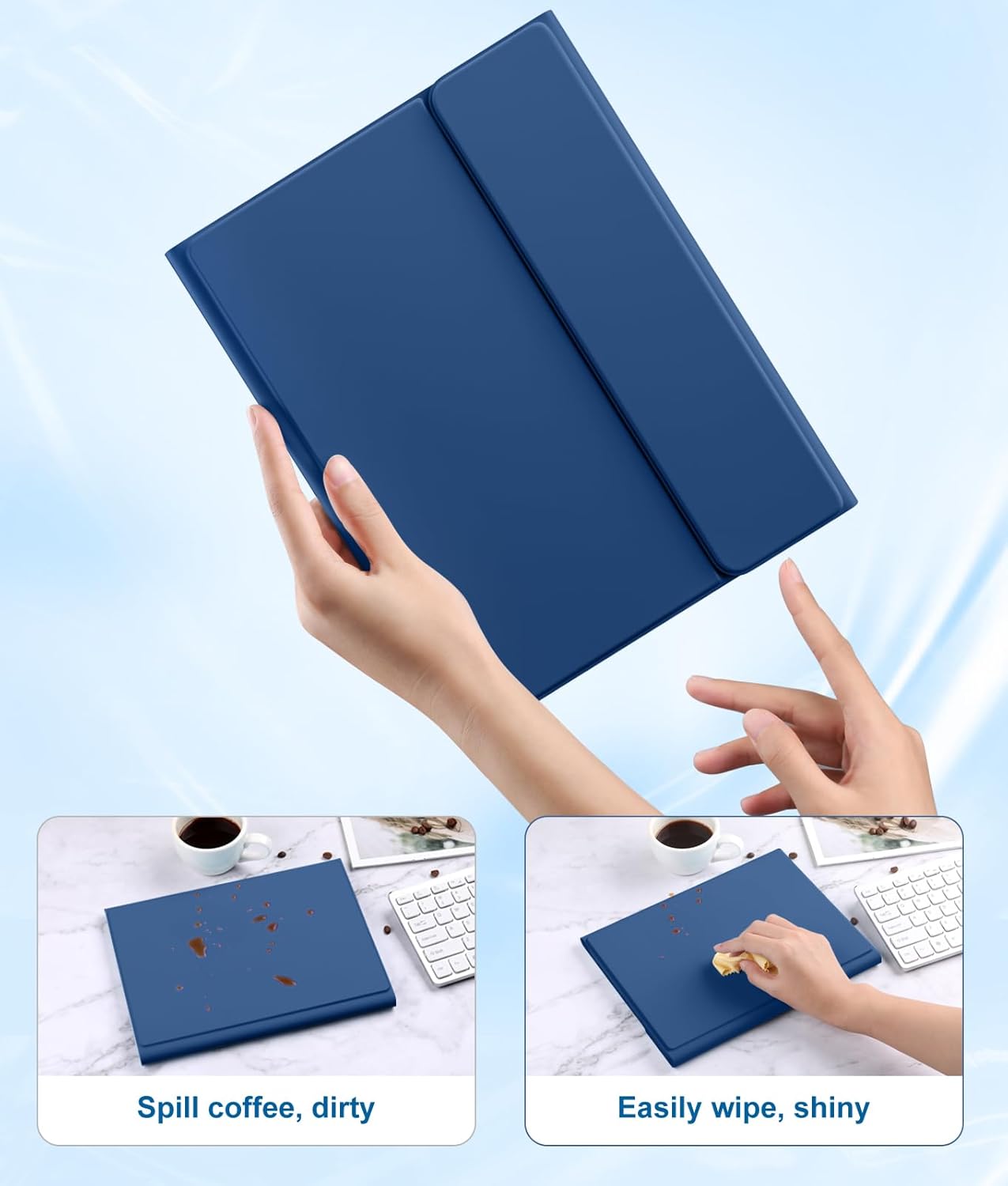 Harvopu Compatible for iPad 11th 10th Generation Case with Keyboard