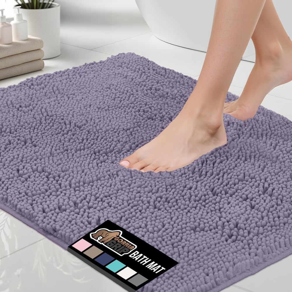 GORILLA GRIP Chenille Bath Rug