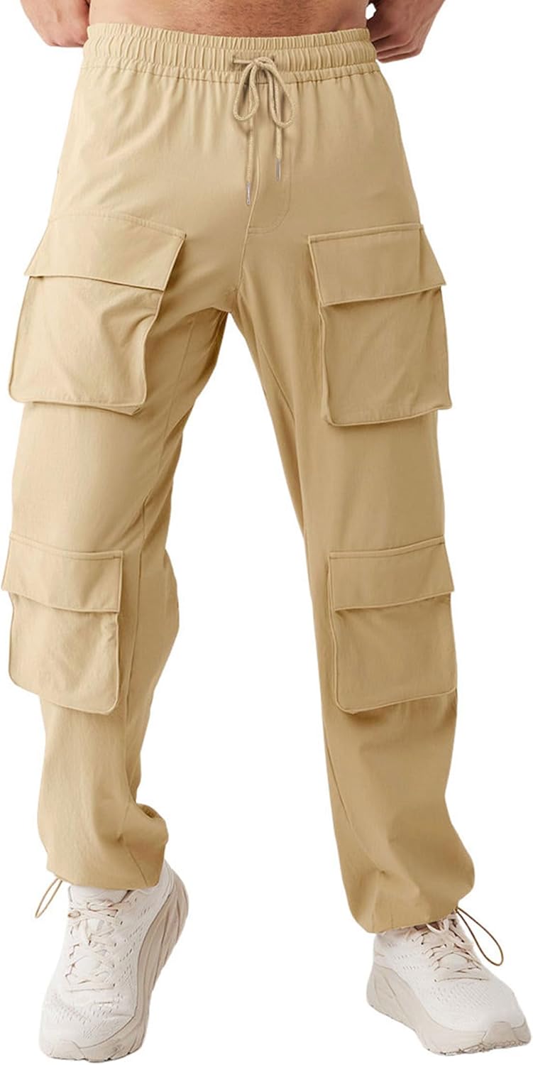 ZAFUL Flat Pocket Parachute Pants for Men