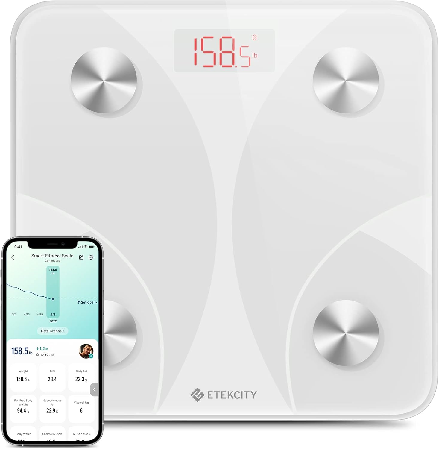 Smart Body Scale & Fat Analyzer