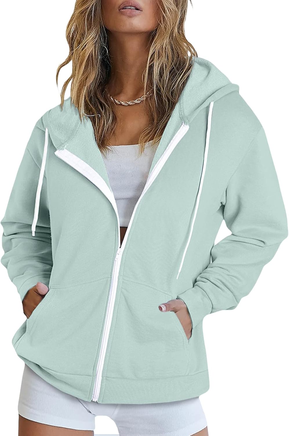 Dokotoo Women's Full Zip Up Hoodie for Women