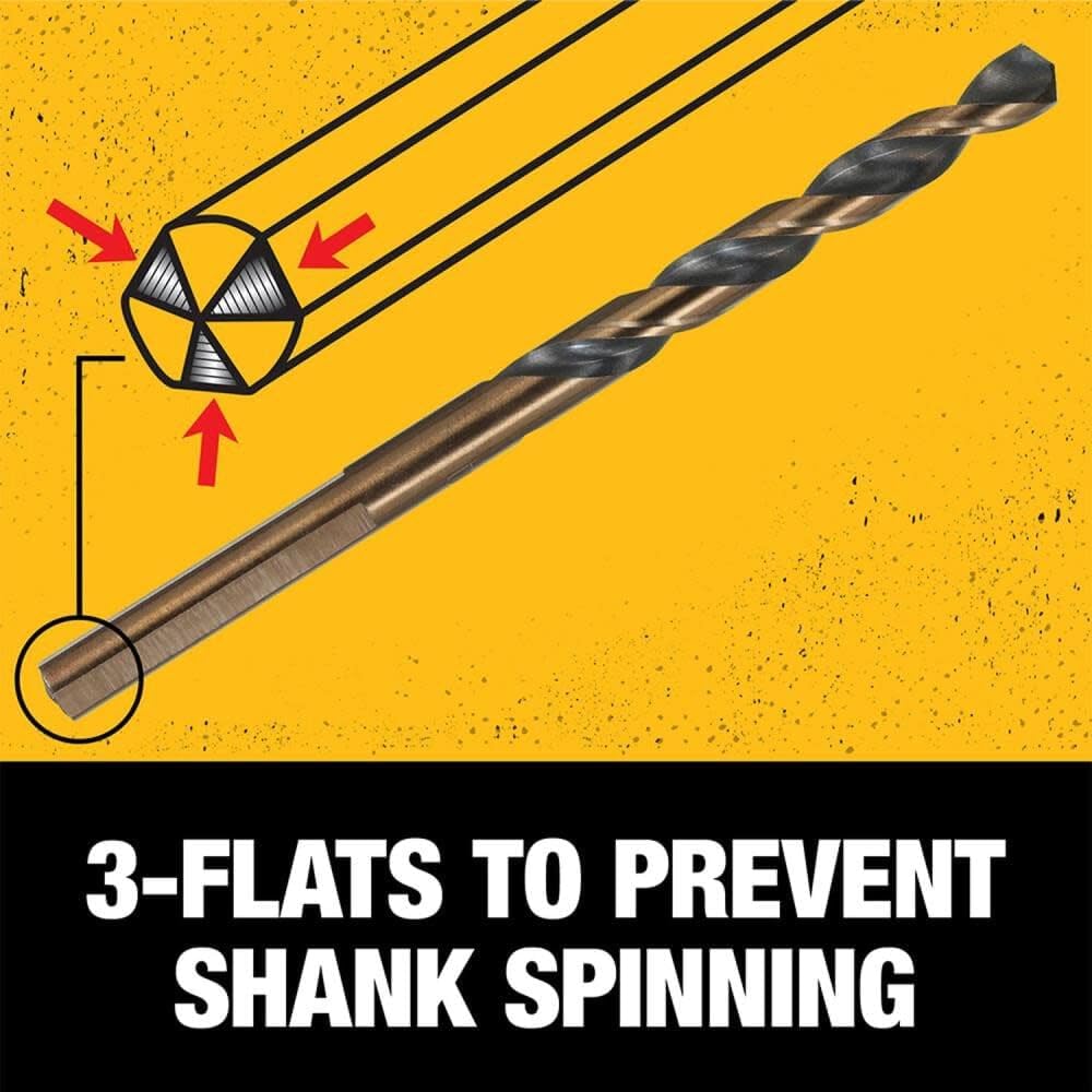 DEWALT Drill Bit Set for Plastic Wood Metal