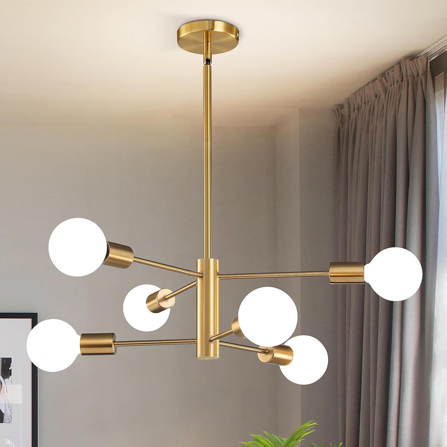 Modern Chandelier Ceiling Light Fixture Sputnik