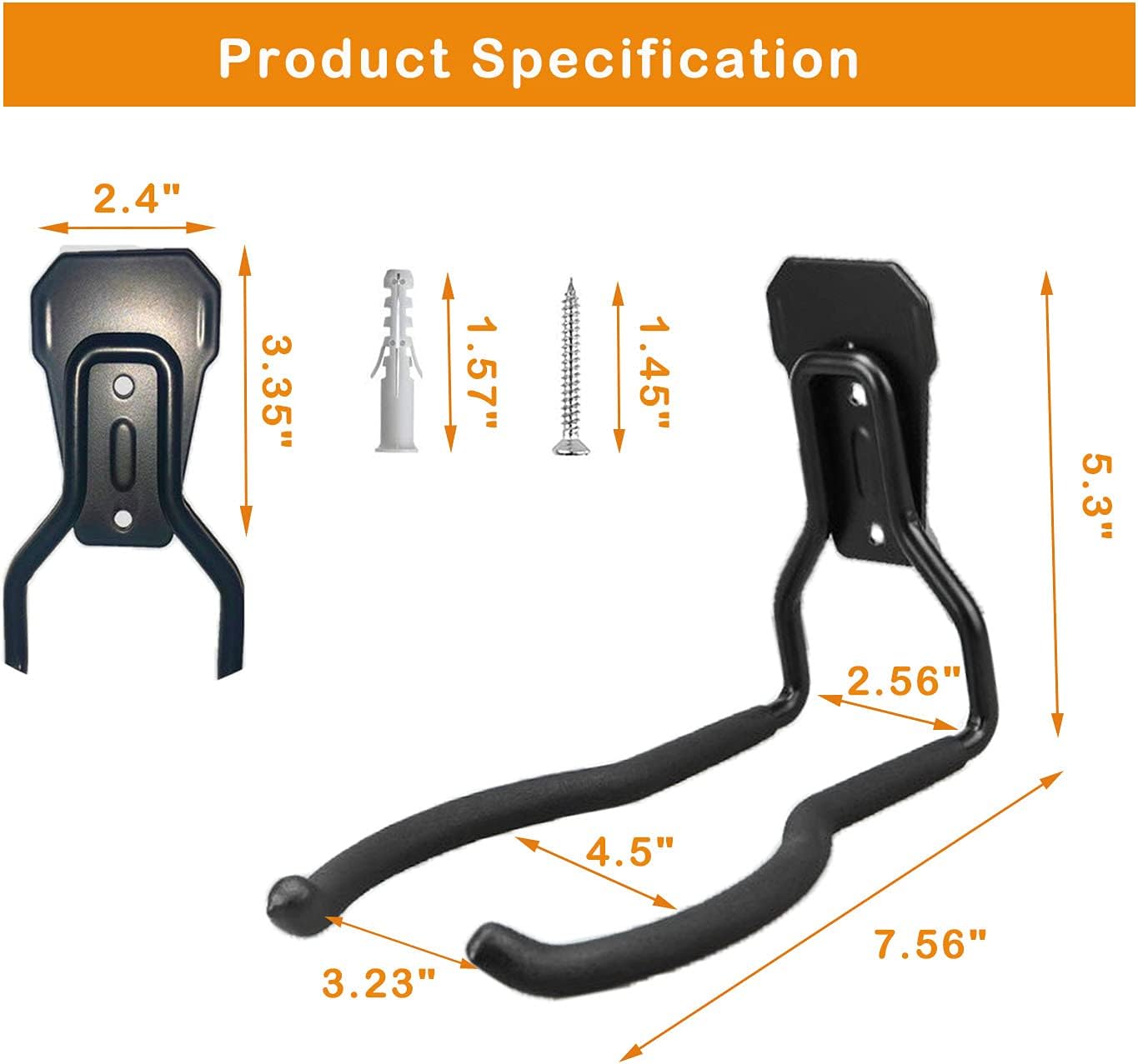 Garden Power Tool Hanger Garage Wall Hooks