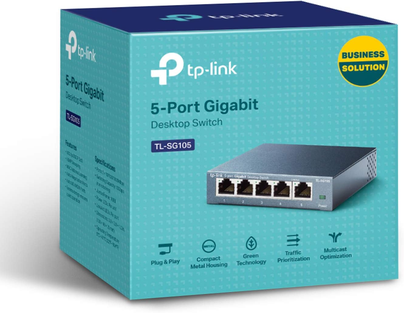 TP-Link TL-SG105 5-Port Gigabit Ethernet Switch