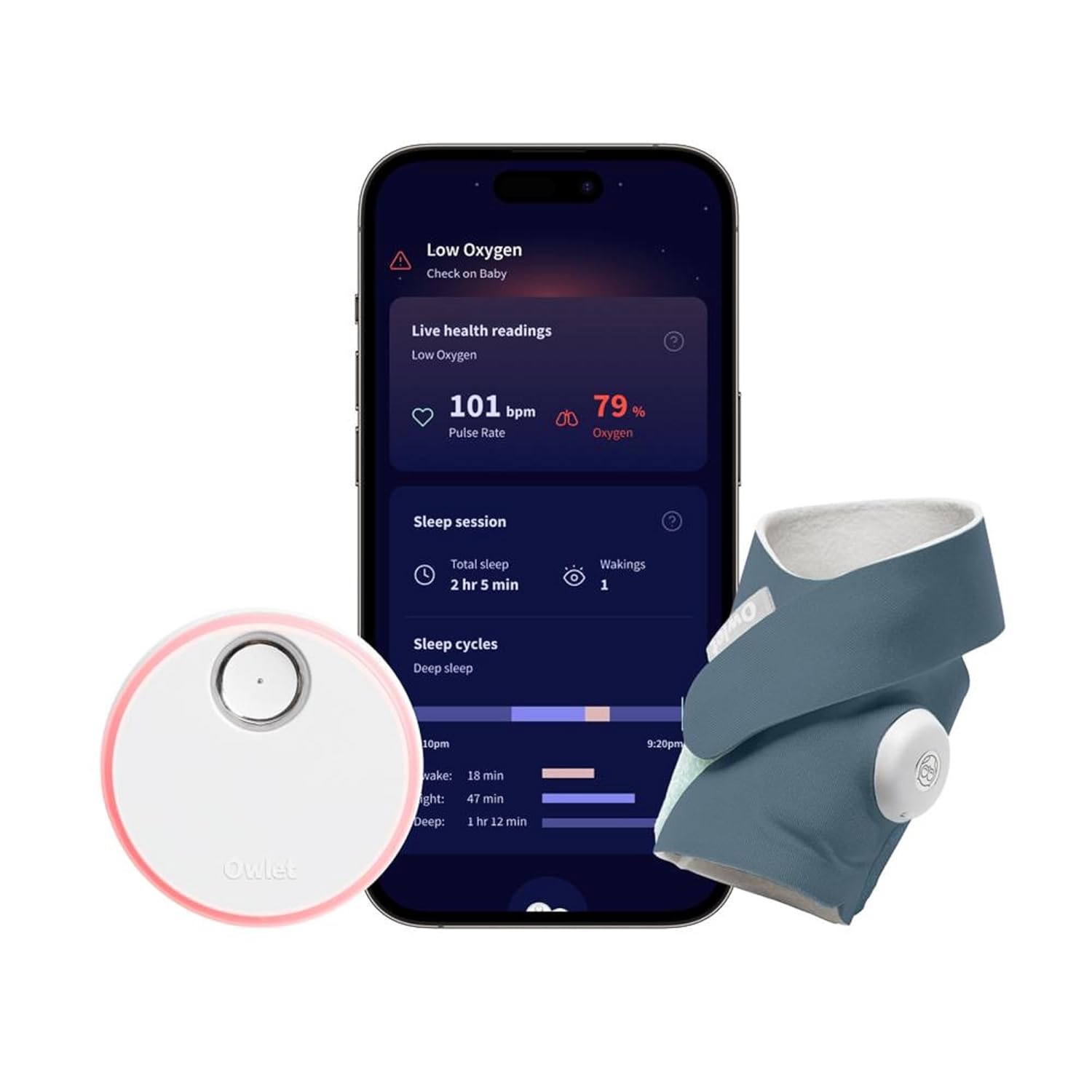 Owlet Dream Sock FDA Cleared Smart Baby Monitor