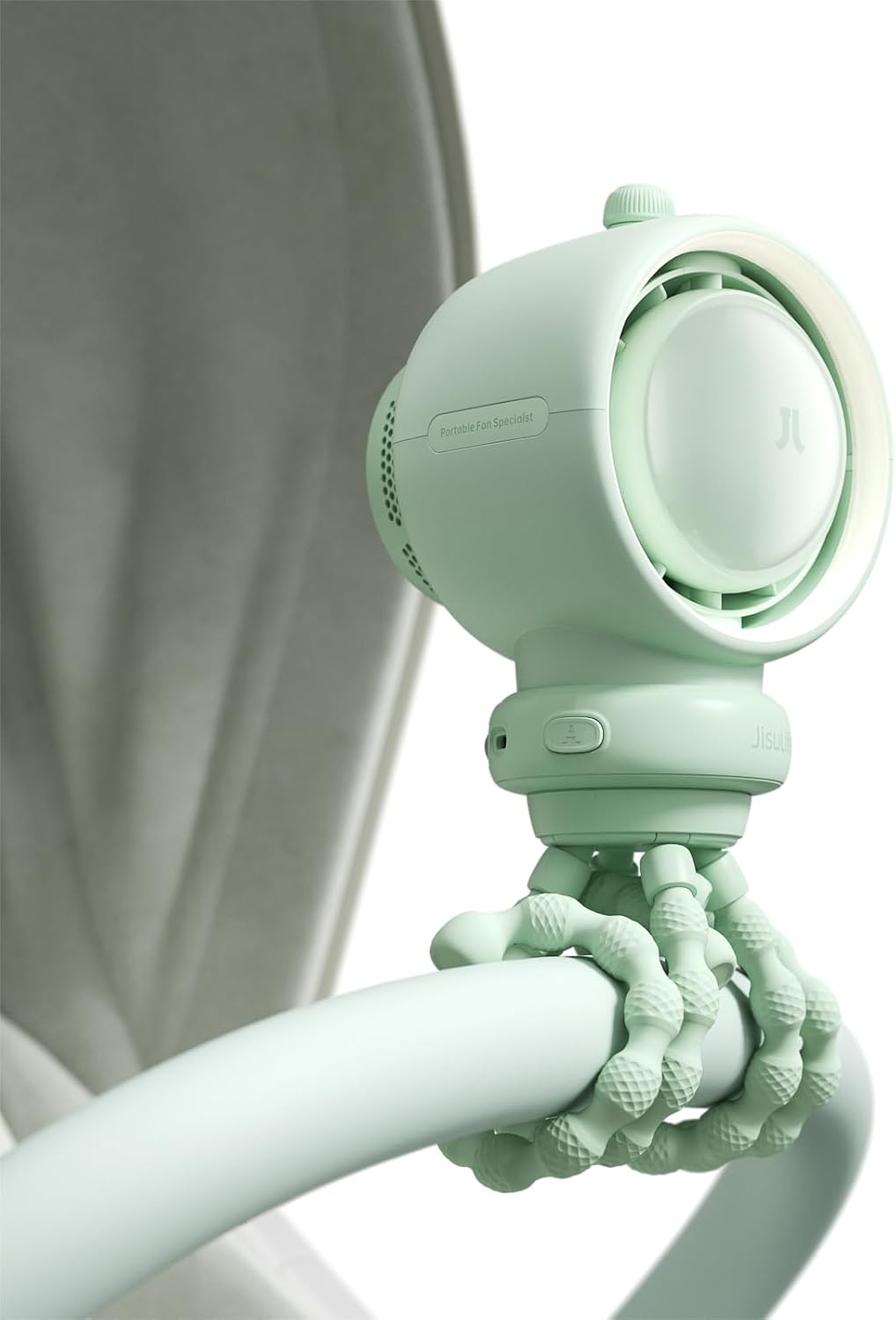 JISULIFE Stroller Fan Baby Large Battery Rechargeable Portable