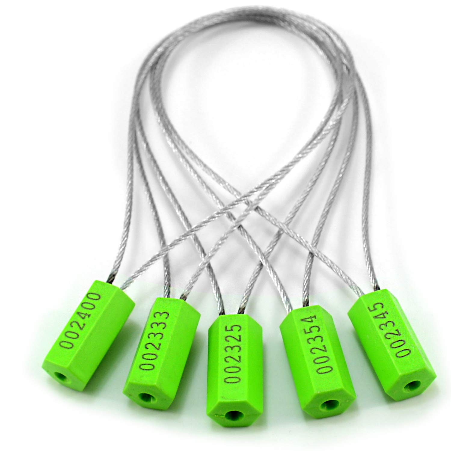 Steel Security Cable Seals Numbered Tamper Proof Security