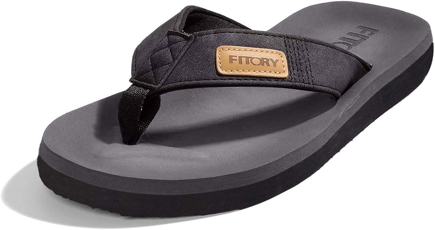 FITORY Men's Flip-Flops, Thongs Sandals