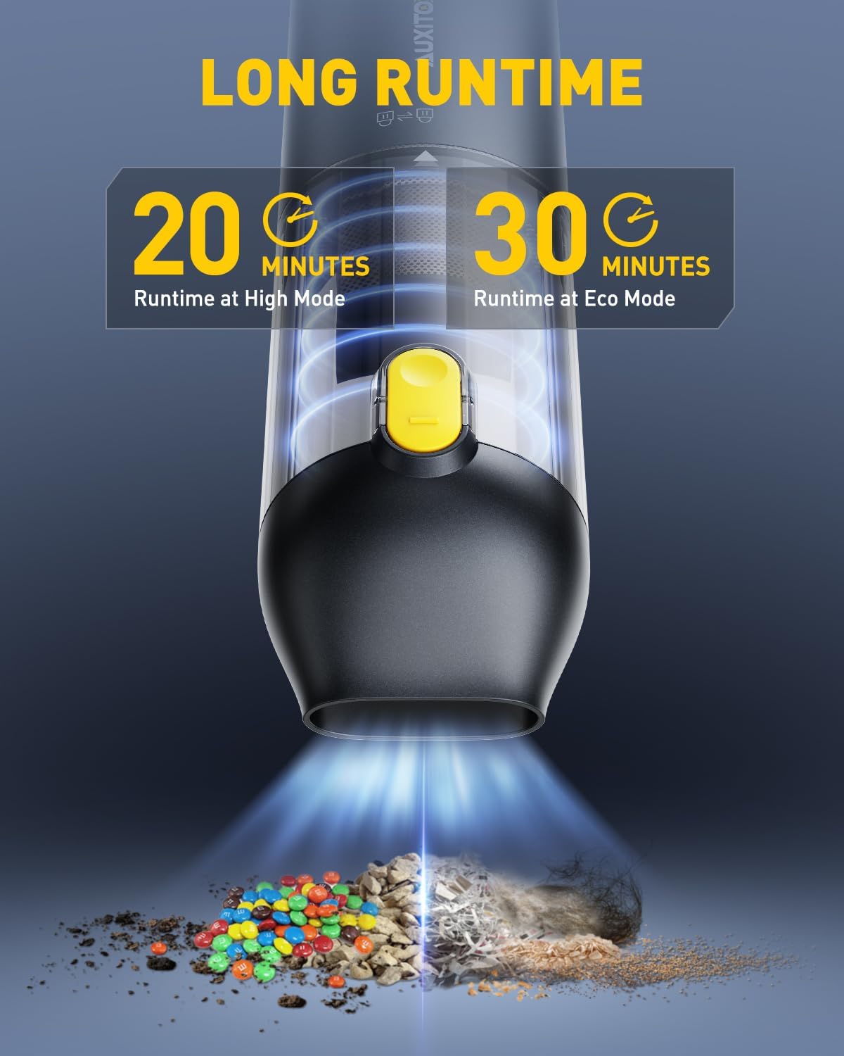 AUXITO Car Vacuum Portable Cordless Suction