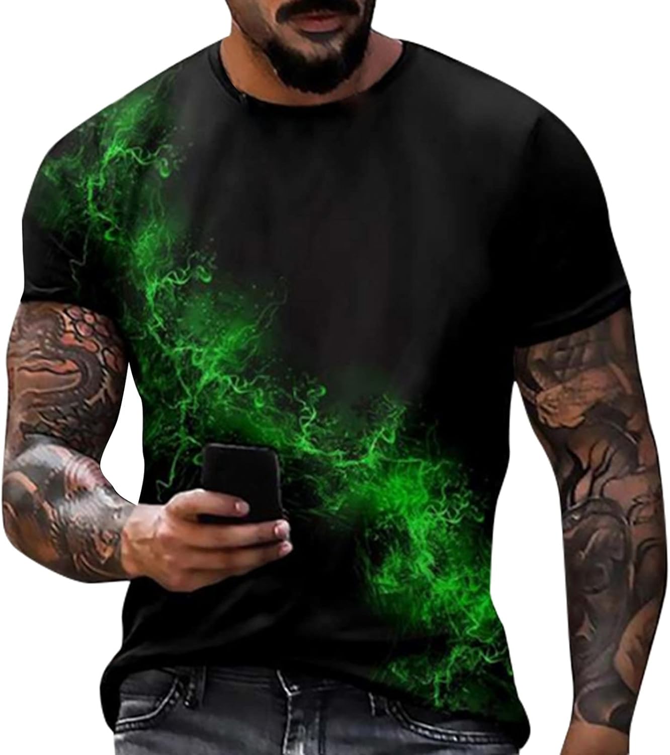 Mens Vintage Designer Raglan T-Shirt