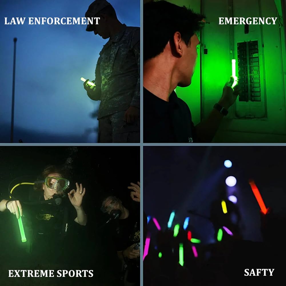 Glow Fever Emergency Safety Military Grade Glow Sticks