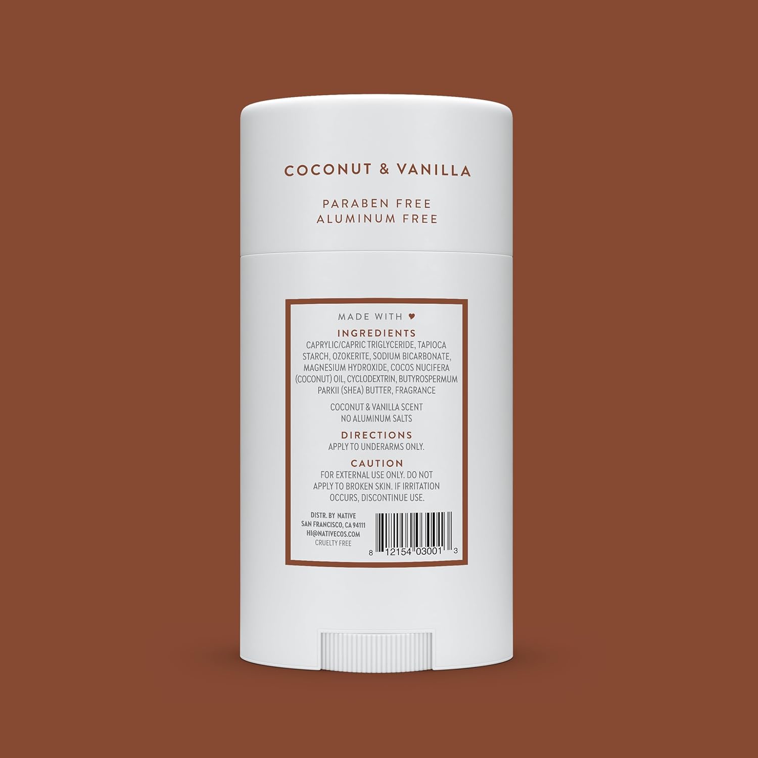 Native Deodorant Coconut & Vanilla Aluminum