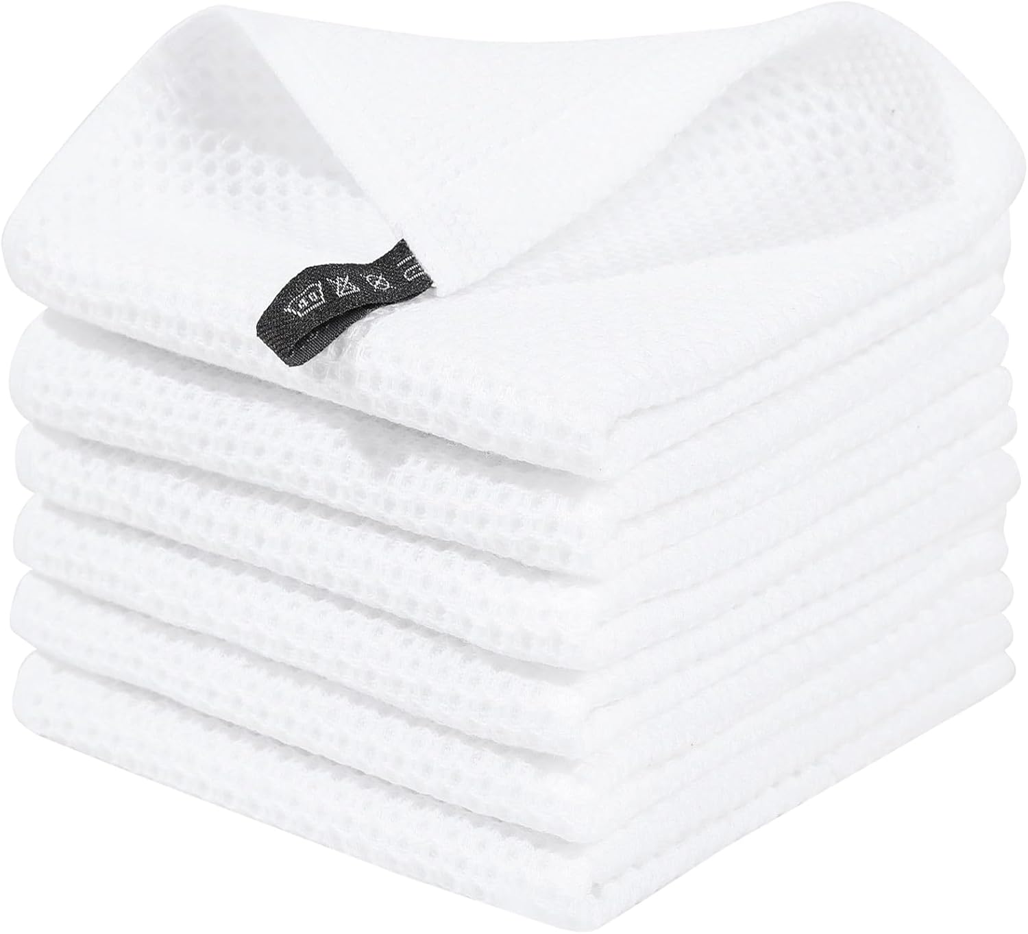 Homaxy 100% Cotton Waffle Dish Cloths