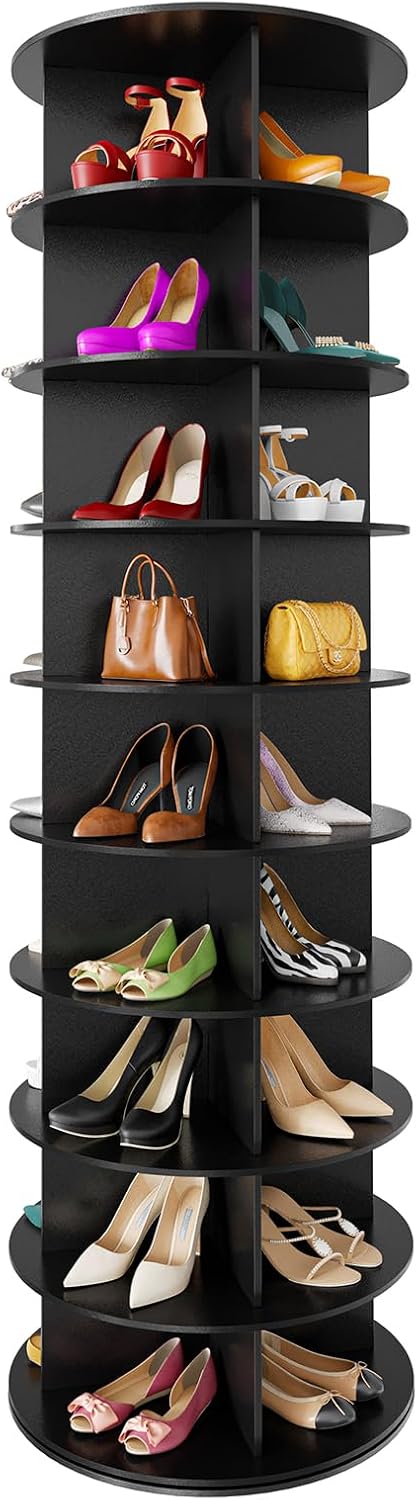 SpaceAid 7 Tier Rotating Shoe Rack Tower